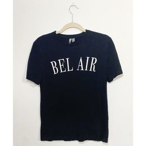 ASOS Bel Air Print Black T Shirt Small